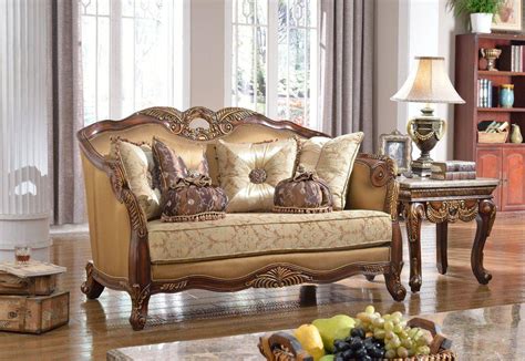The living room is the center of the home where families come together. Meridian 623 Loretto Antique Brown Living Room Set 3Pcs ...