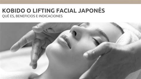 Kobido o lifting facial japonés Nacho Varela