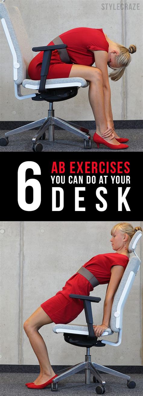Since most people have very little time or motivation to exercise after work, it is important to learn ways to work out while sitting at a desk. 16 Simple Exercises To Reduce Belly Fat | Easy abs ...