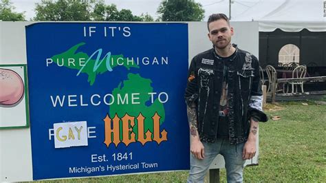 Welcome To Gay Hell Michigan Where Only Pride Flags Are Allowed To