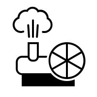 Crime and security icons monday july 19 2021. Steam-engine icons | Noun Project