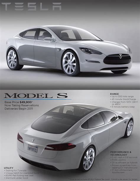 Car New Tesla Model S Electric Sport Sedan High Res Gallery And