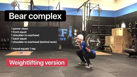 Bear Complex Weightlifting And Wod V1 Youtube