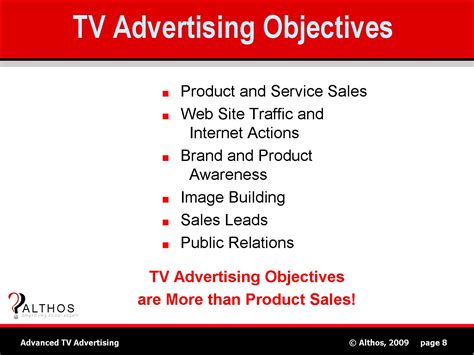 How to track marketing objectives? TV Advertising Tutorial - TV Advertising Objectives