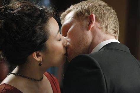 The Chemistry Between Cristina And Owen Is Electric Greys Anatomy Wedding Photos Popsugar
