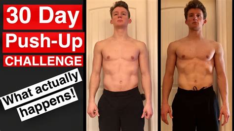 My 30 Day Push Up Challenge What Actually Happens Youtube