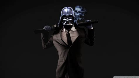 Collection by superhuman beast • last updated 5 weeks ago. Darth Vader With Gun In Black Background HD Badass ...