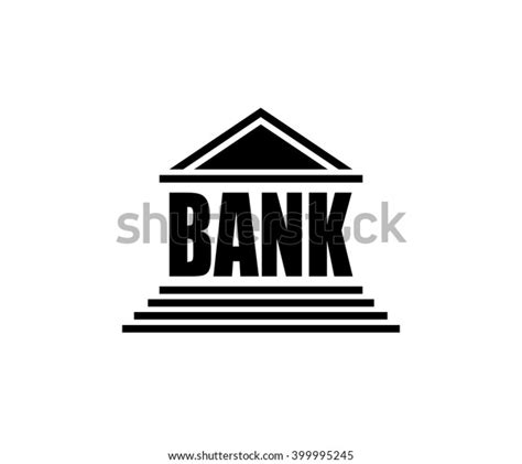 Bank Icon Bank Logo Vector Stock Vector Royalty Free 399995245