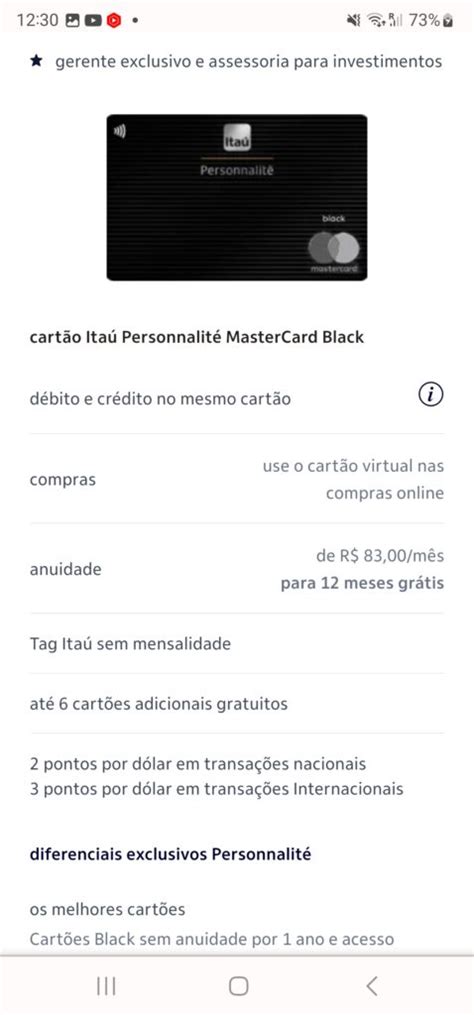Conheça O Novo Cartão Personnalité Black Pontos Alta Renda Blog
