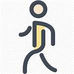 Walk Icon Pedestrian Walking Navigation Person Editor