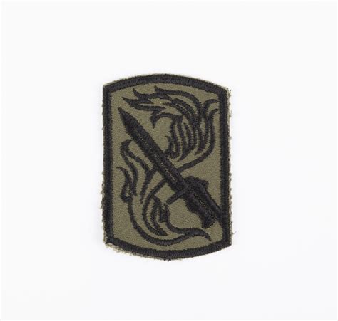 Vietnam War Us Army 198th Infantry Brigade Subdued Patch M1 Militaria