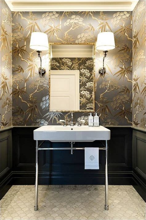 Most powder rooms are constructed in a personal home and also can be embellished with a selection of elegant touches and also designs. Gorgeous Wallpaper Ideas for your Modern Bathroom