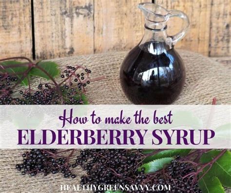 Best Homemade Elderberry Syrup Recipe With Immune Boosting Herbs