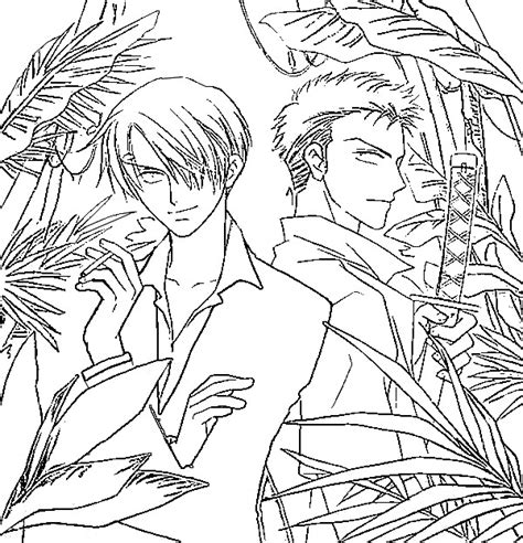 Coloriage One Piece Luffy  GreatestColoringBook.com