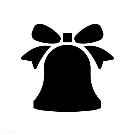 Christmas Bell Icon Decoration Vector Free Image By