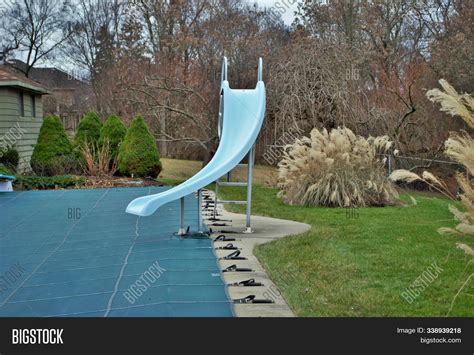 Backyard Swimming Pool Image And Photo Free Trial Bigstock