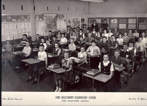 My 5th Grade Class Photo Circa 1956 At Fort Oglethorpe Elementary