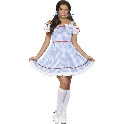 Kansas Sweetie Women’s Medium Female Adult Dorothy Halloween Costume