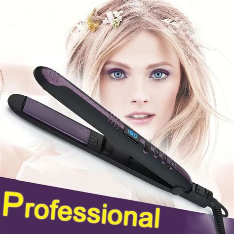 3311 Lcd Display Tourmaline Ceramic Plates Flat Iron Straightening