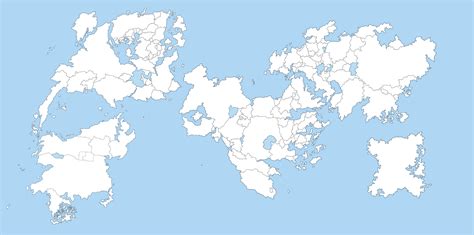 My Alternate World Map With Other Continents And Countries R