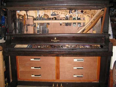 Old Piano Recycled Into Huge Tool Box Repurposed Piano Ideas Piano