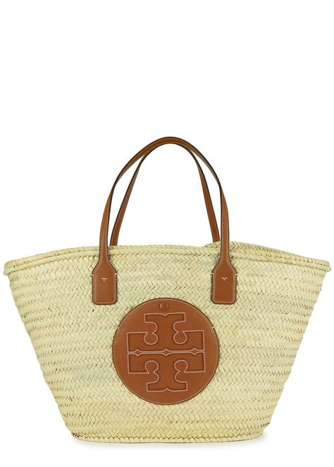 Tory Burch Ella Woven Straw Basket Bag Harvey Nichols