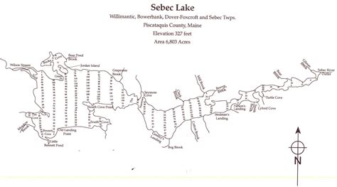 Sebec Lake Recreation Swimming Boating Fishing Sebec Lake