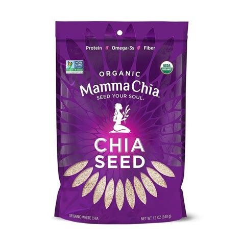 Mamma Chia Organic White Chia Seeds 12oz Eating Chia Seeds Organic Chia Seeds Chia Seeds