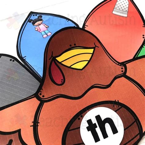 turkey digraph game thanksgiving activities teaching autism
