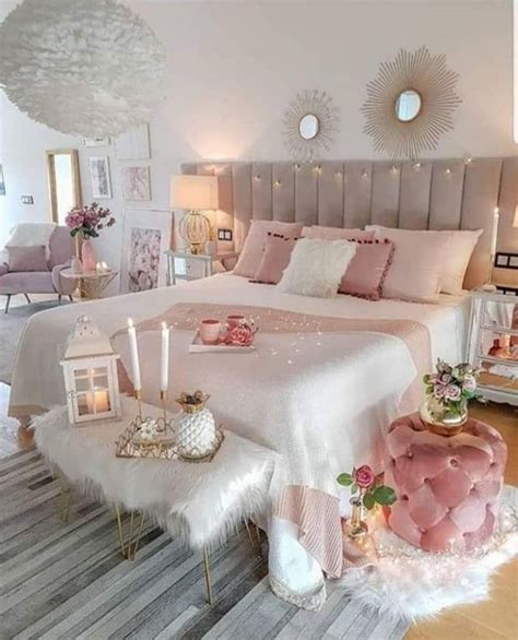 Romantic Pink Bedroom Design Home Decoration