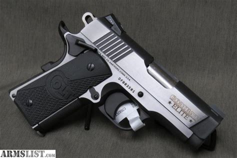 Armslist For Sale Colt Combat Elite Defender 9mm Pistol O7082ce 9 Mm