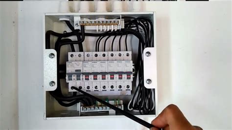 How To Wire Single Phase Consumer Unit Youtube