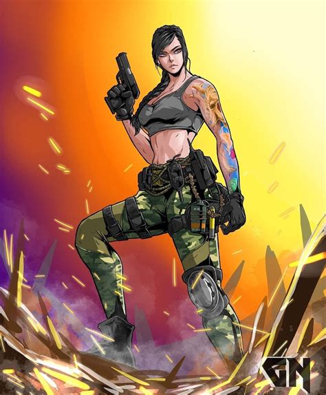 Cod Mobile Mara Character Art Call Of Duty Female Soldier