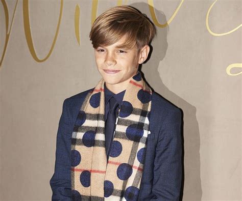 Romeo Beckham Stars In The New Burberry Campaign Womans Day
