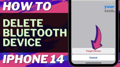 How To Delete Bluetooth Device On IPhone 14 YouTube