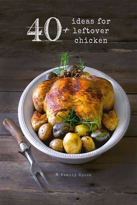 I packed the paste all over the loin, wrapped it up tightly, and let it rest in the refrigerator all day. What to do with leftover roast chicken by FamilySpice.com (With images) | Healthy chicken ...