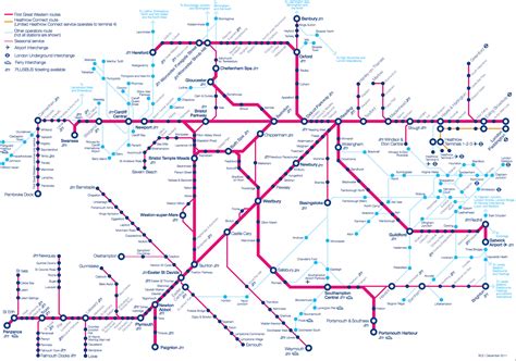 Great Western Railway Map Of Routes