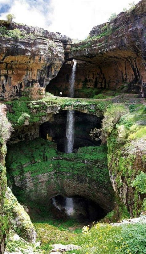Baatara Gorge Waterfall Tannourine Lebanon I Have To See This