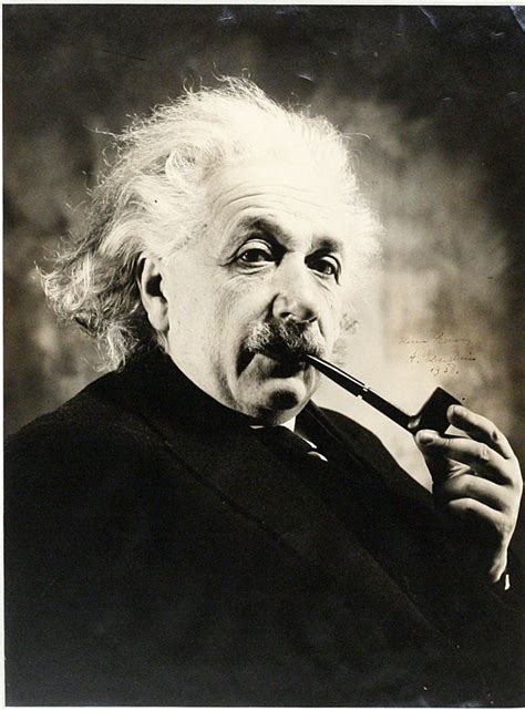 Silver Gelatin Photograph Signed Albert Einstein First Edition
