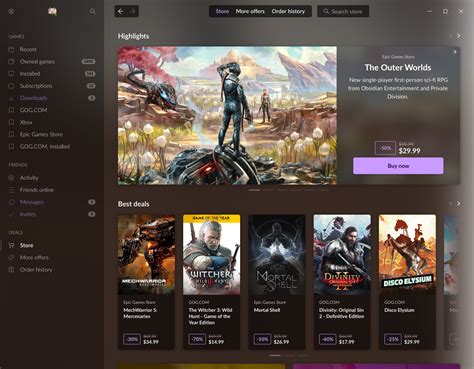 Gog Galaxy To Feature Enhanced Epic Games Store Integration