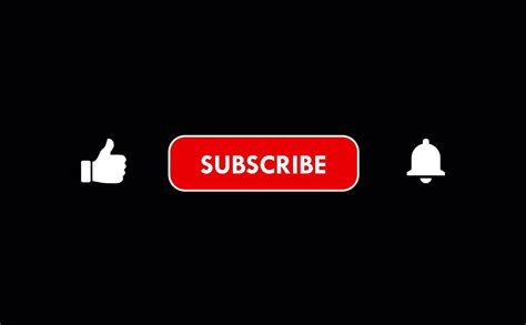 Like Subscribe Notification Bell Button Isolated Video Channel Web