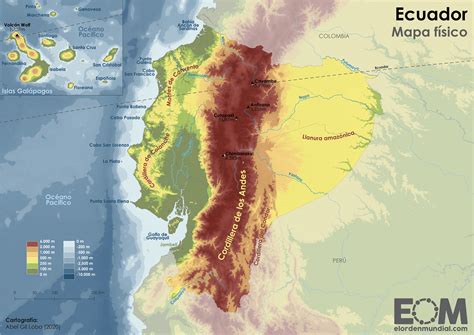 El Mapa F Sico De Ecuador Mapas De El Orden Mundial Eom Easy Reader