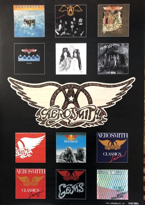 Aerosmith Columbia Discography Album Promo 19″x27″ Buy Heavy Metal