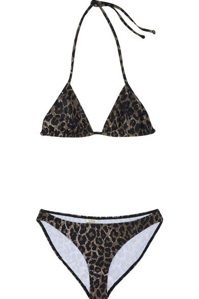 By Malene Birger Leopard Print Triangle Bikini Net A Portercom