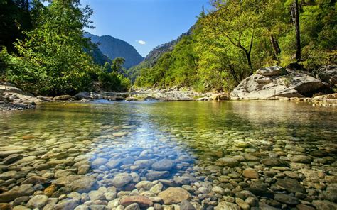 Zrmanja River In Northern Dalmatia Croatia Clear Water
