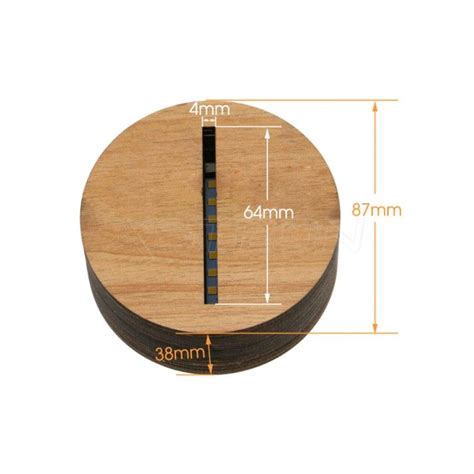 Pick out up as of late wall lamps the house depot. Wooden #LED #Base Warm Yellow Light USB Charging for 3D ...