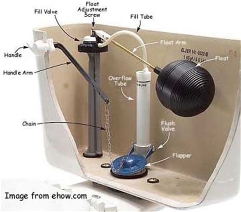 What happens here is, whenever you press down to flush, the chain that's connected to the flapper lifts up and closes down to the flush valve. Toilet Leak? - North Wales Water Authority