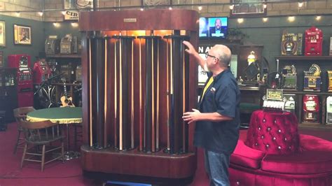 We did not find results for: Brunswick pool cue stick rack 1940's SOLD FOR $3500 - YouTube