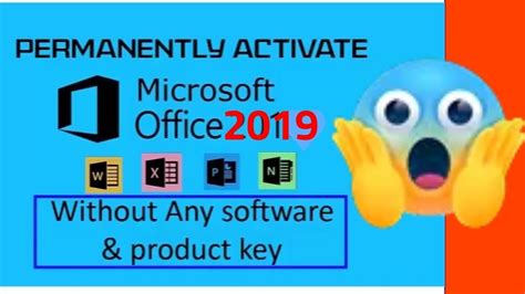 Permanently Activate Microsoft Office 2019 Free Without Product Key And