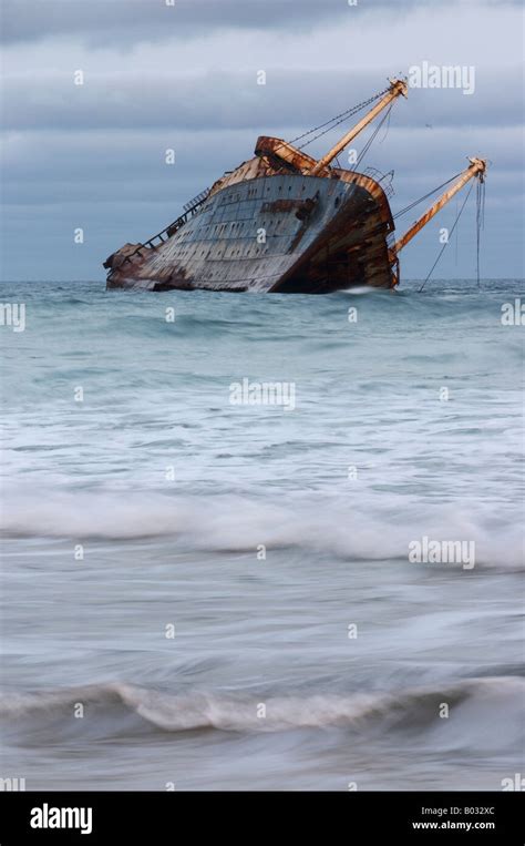 Shipwreck American Star Fuerteventura Stock Photo Alamy